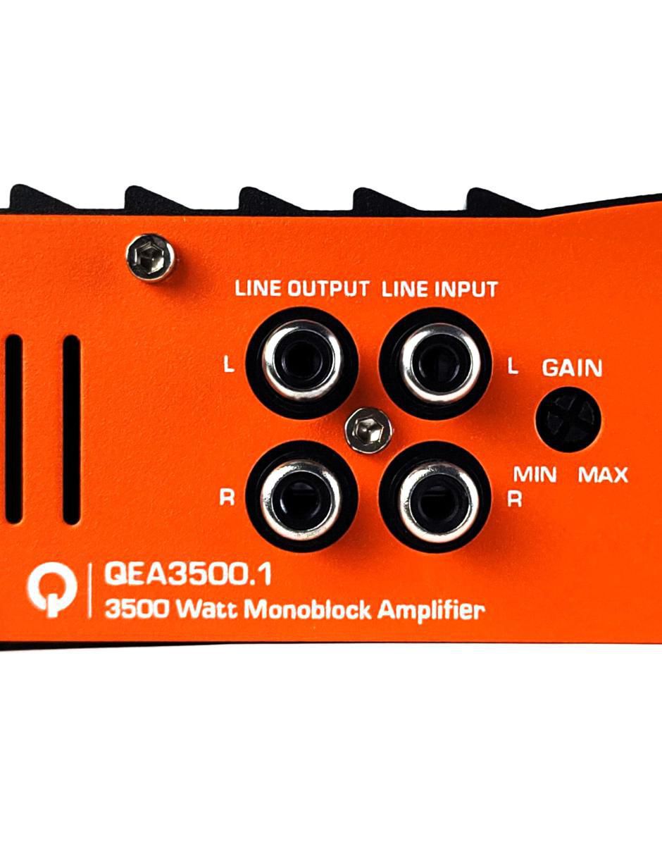 Amplificador para auto QEA3500.1 de 9-16 VDC 12