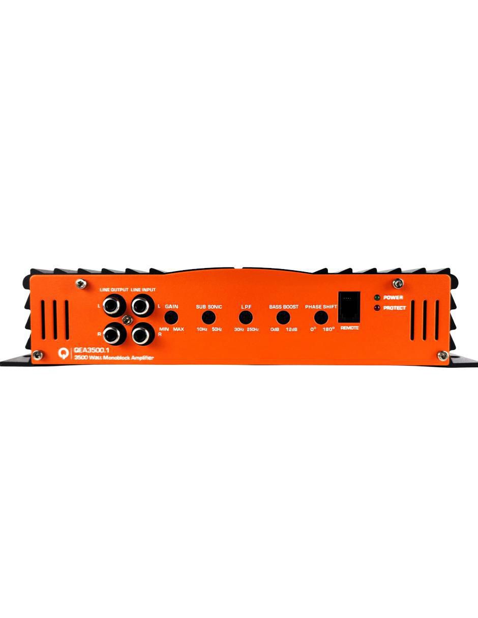 Amplificador para auto QEA3500.1 de 9-16 VDC 7