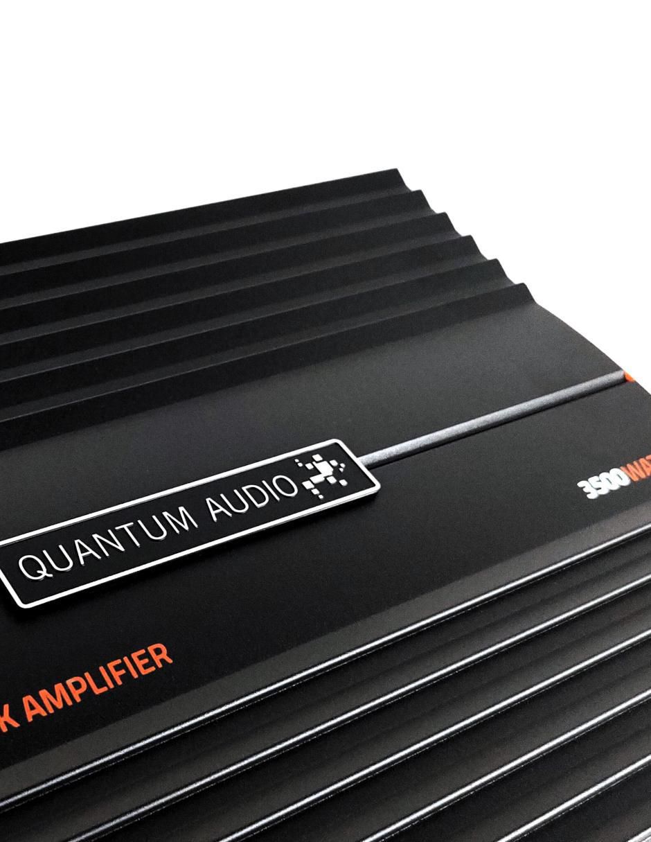 Amplificador para auto QEA3500.1 de 9-16 VDC 10