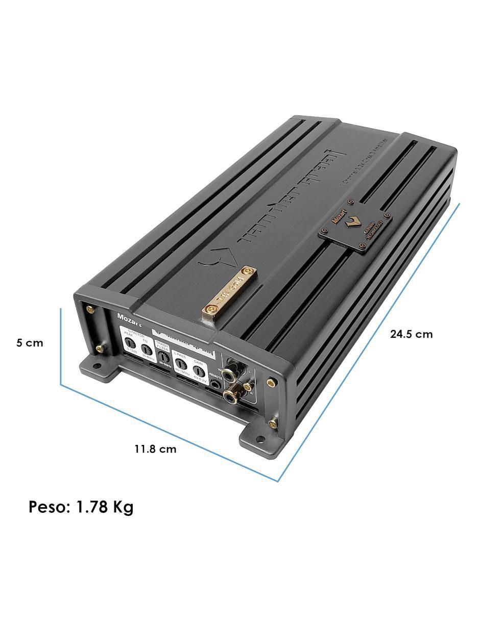 Amplificador p/auto Mozart de 10 - 16 V 6