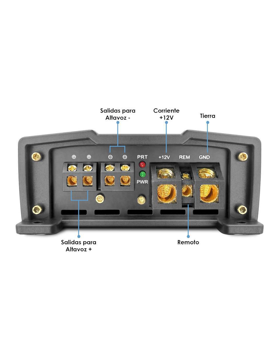 Amplificador p/auto Mozart de 10 - 16 V 5