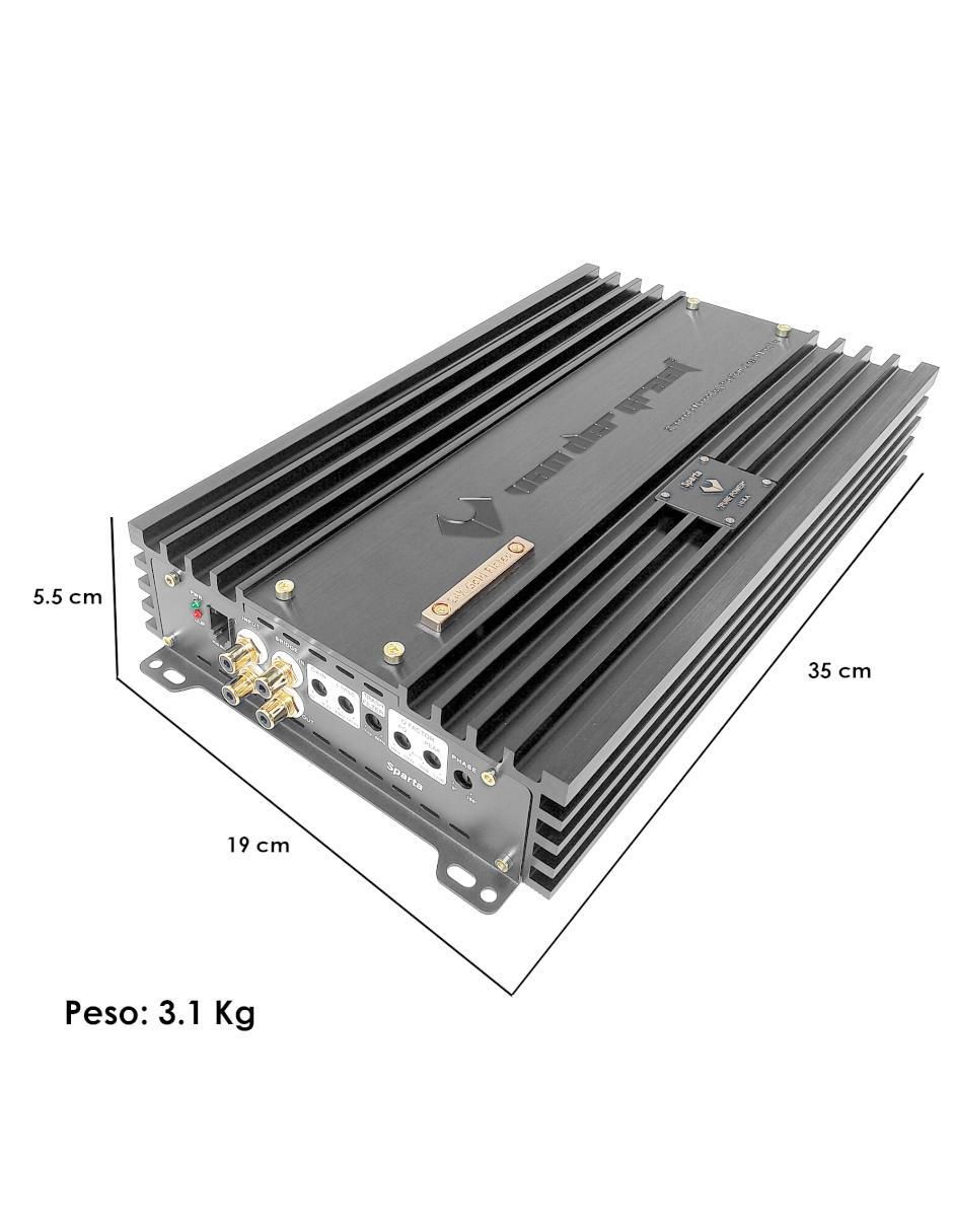 Amplificador p/auto Sparta de 9 V 7