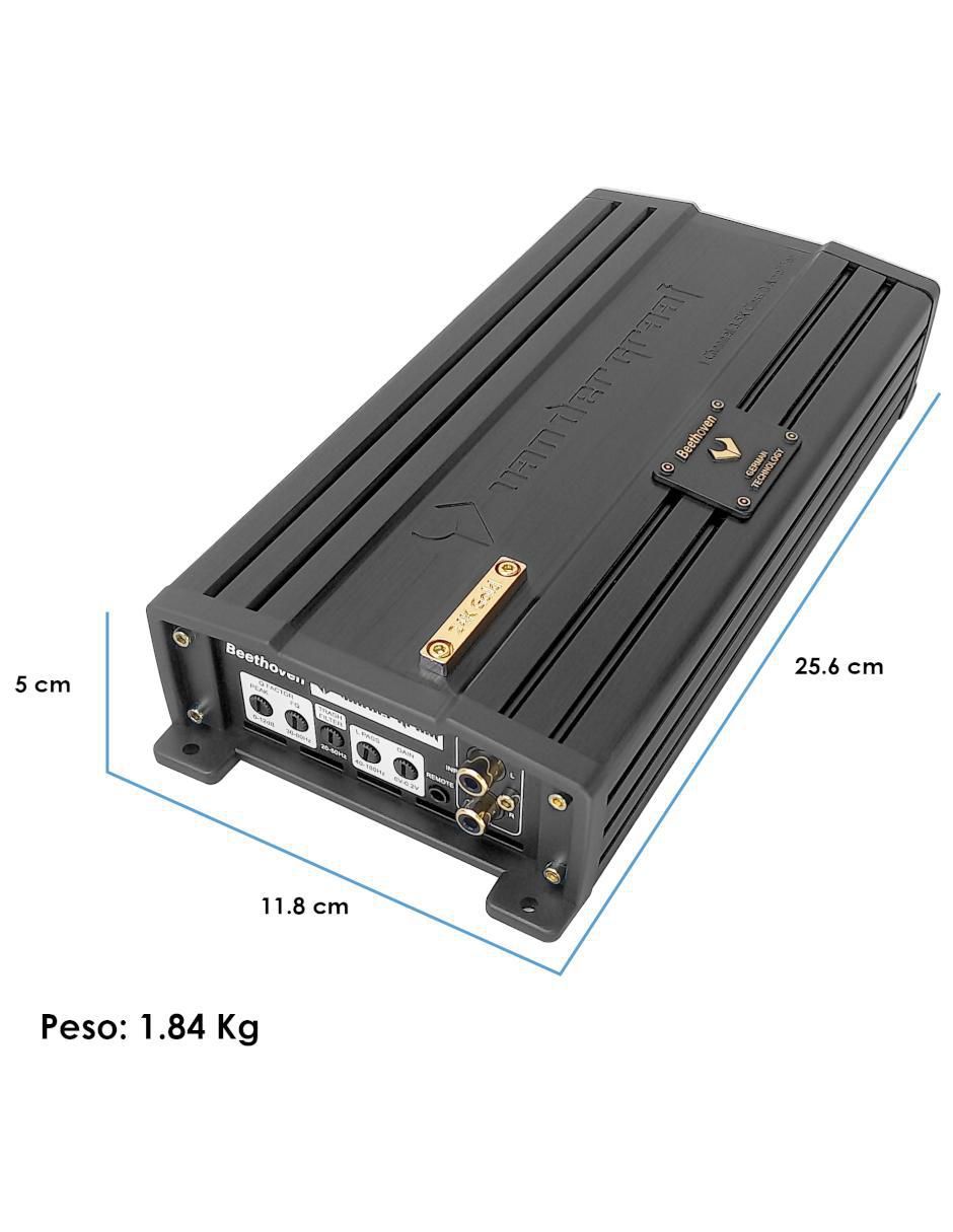 Amplificador para auto Beethoven de 16 V 4