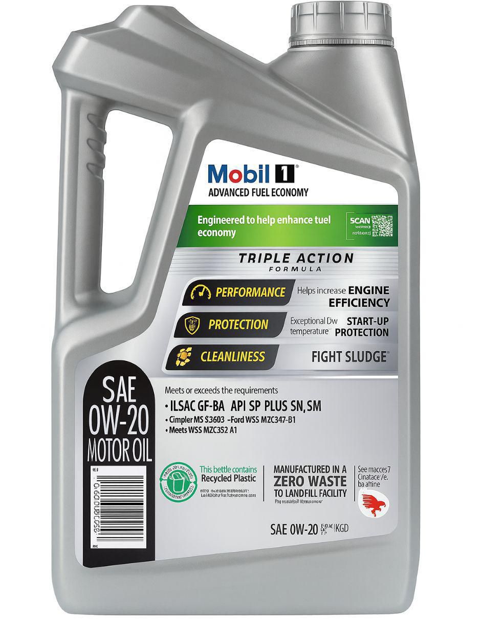 Aceite sintético para automóvil 0W-20 4.73 L 2
