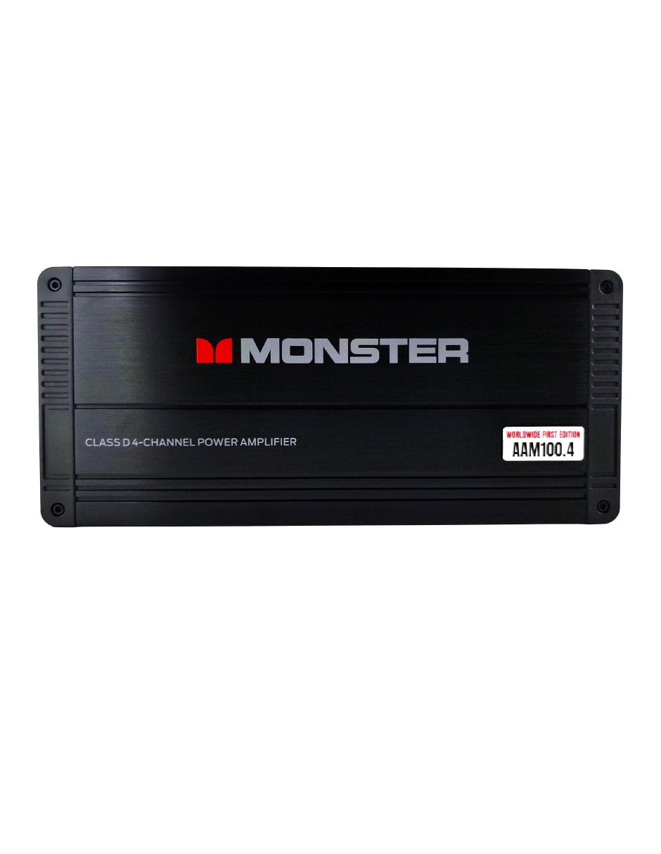 Amplificador p/auto Monster AAM400.4 de 12 V