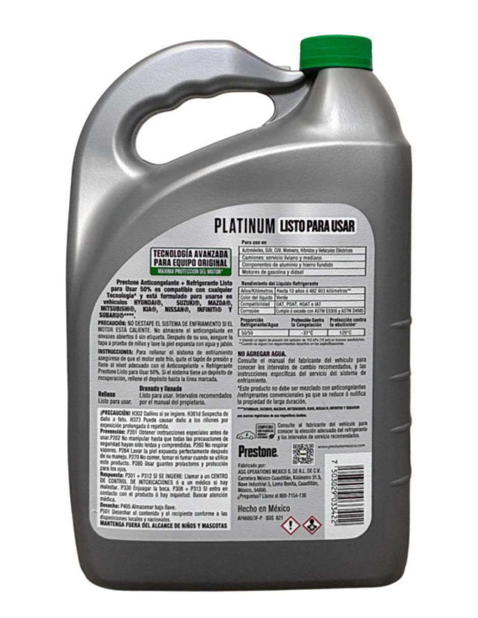 Anticongelante para automóvil 3.78 L 2