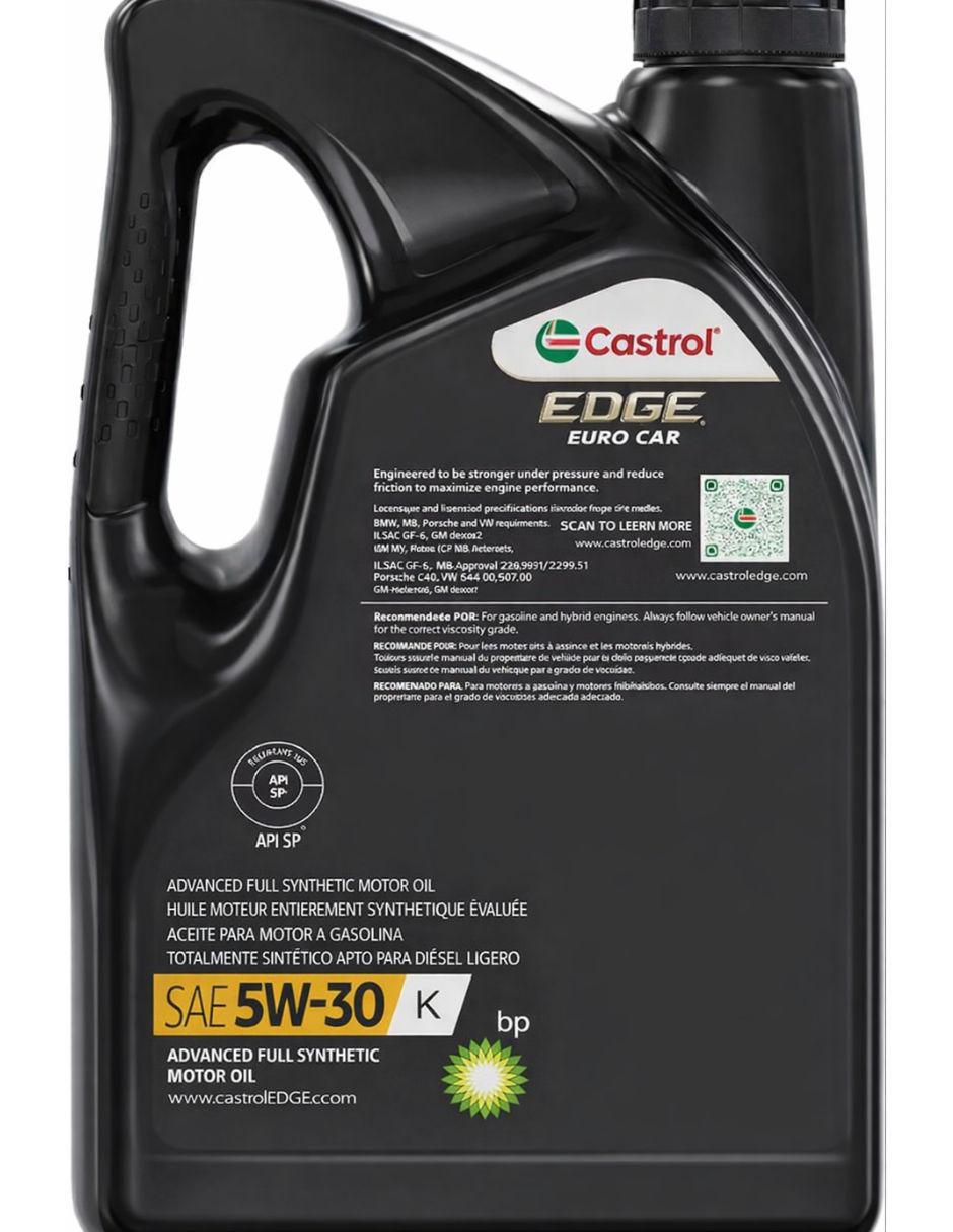 Aceite sintético para automóvil 5W-30 5 2