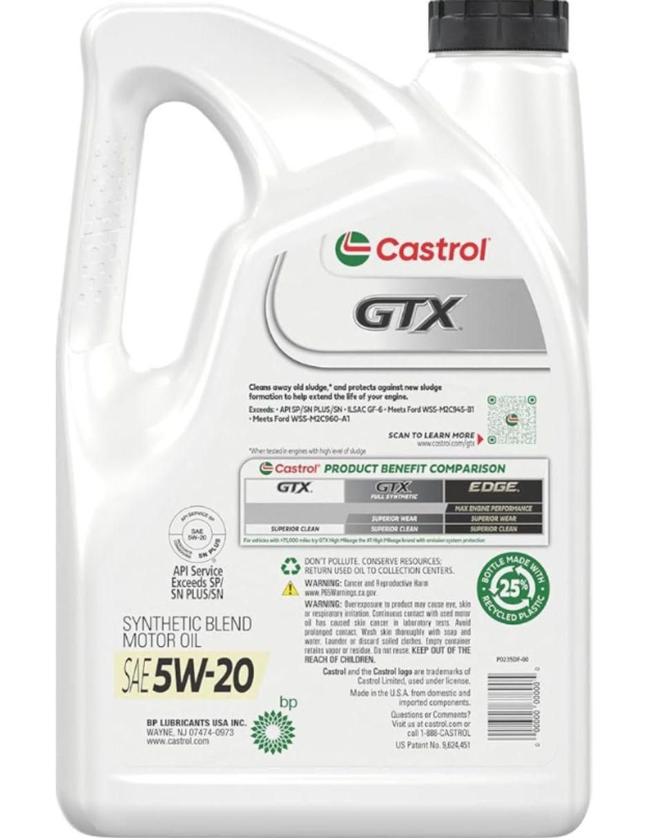 Aceite sintético para automóvil 5W-20 5 L 2