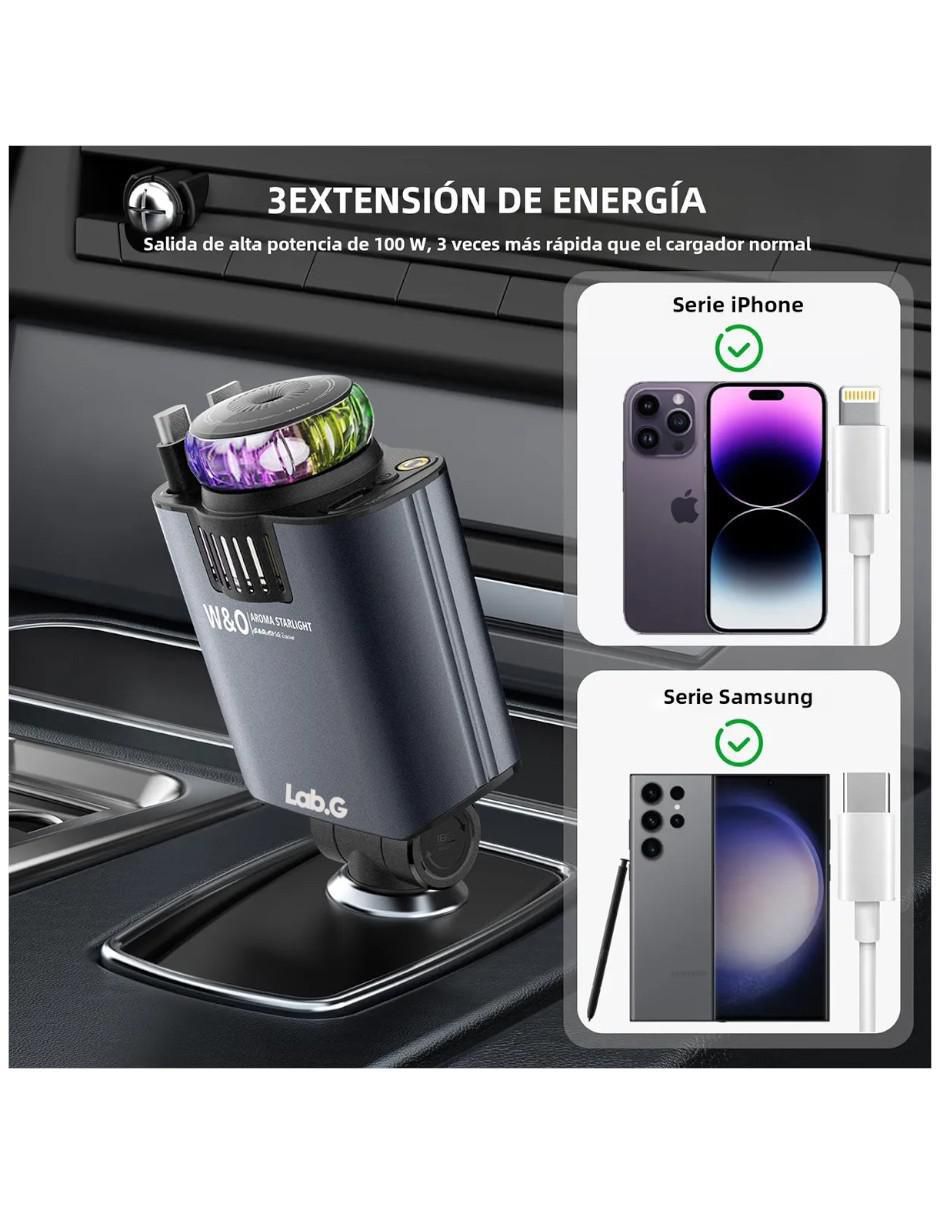 Estación de carga de 100 W Lightning + USB 3