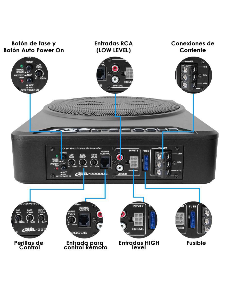 Subwoofer Axel-2200US 2