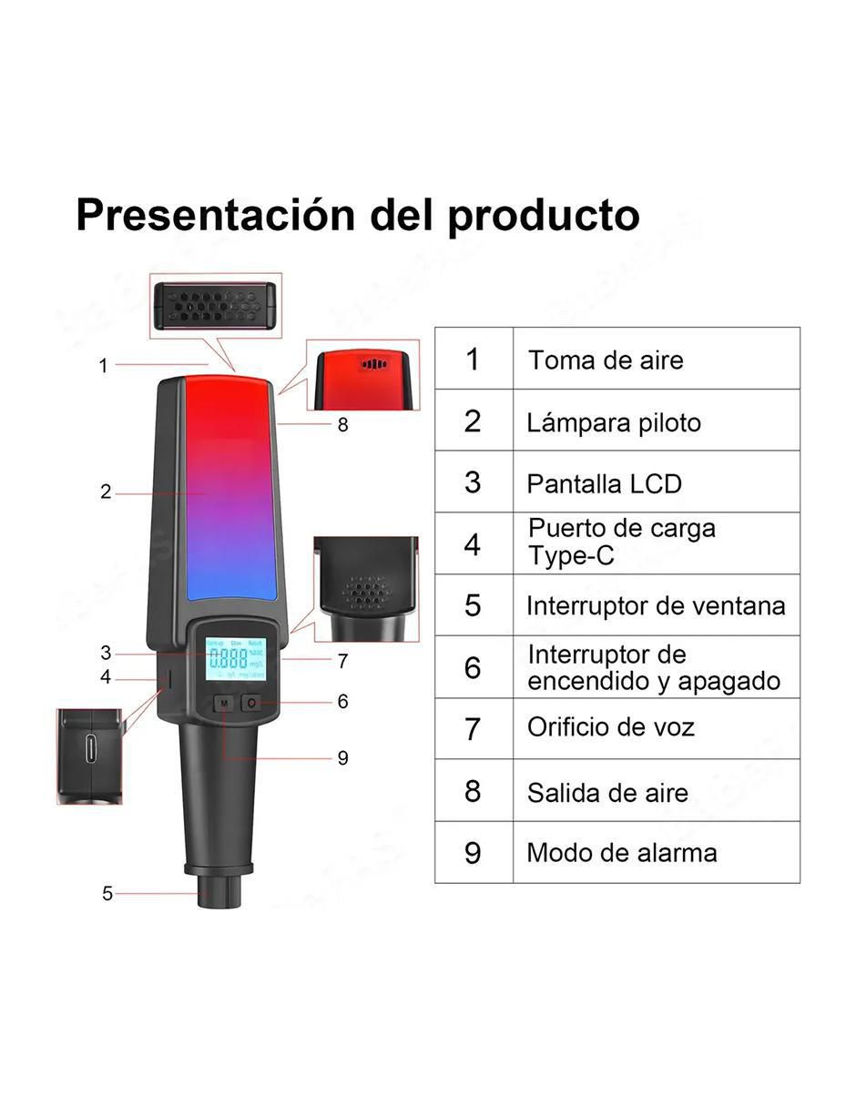 Alcoholímetro digital 4