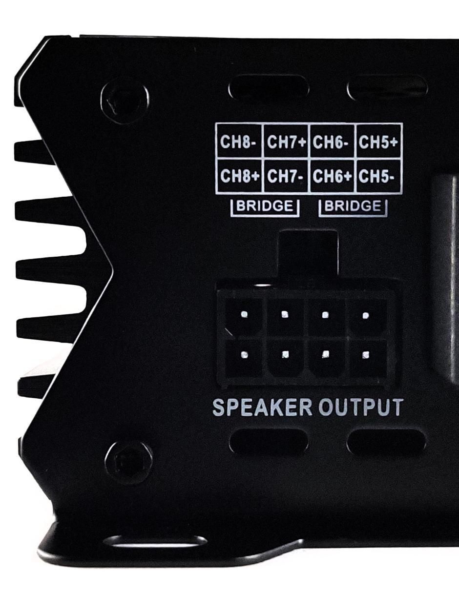 Amplificador para auto Lightning150.8 de 9-16 VDC 11