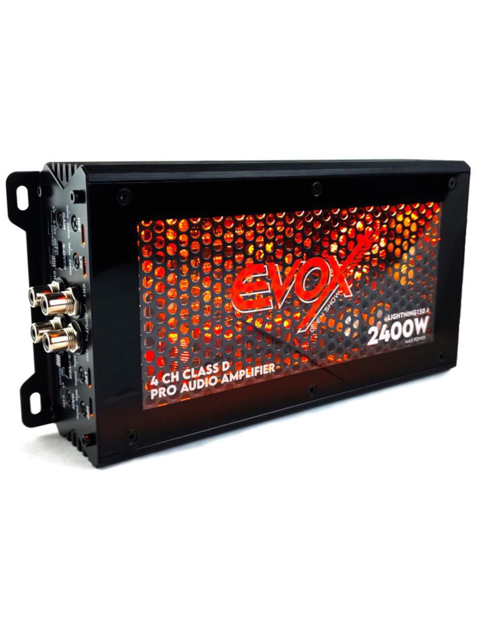 Amplificador para auto Lighning150.4 de 9-16 vdc 2