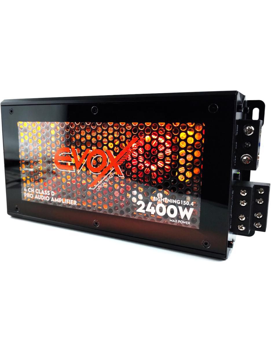 Amplificador para auto Lighning150.4 de 9-16 vdc 4