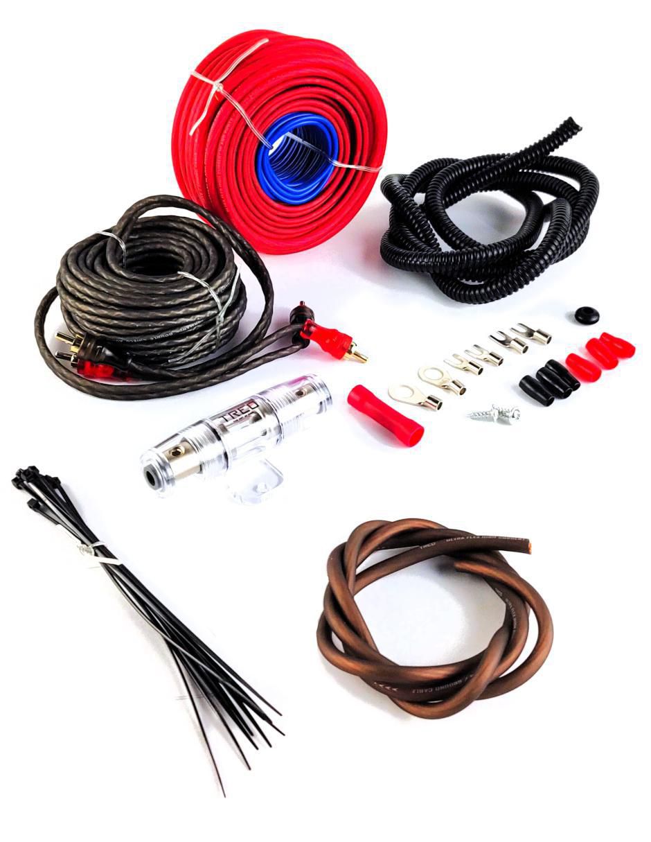 Kit instalación para amplificador rca a tipo barril dc de 5 m 9