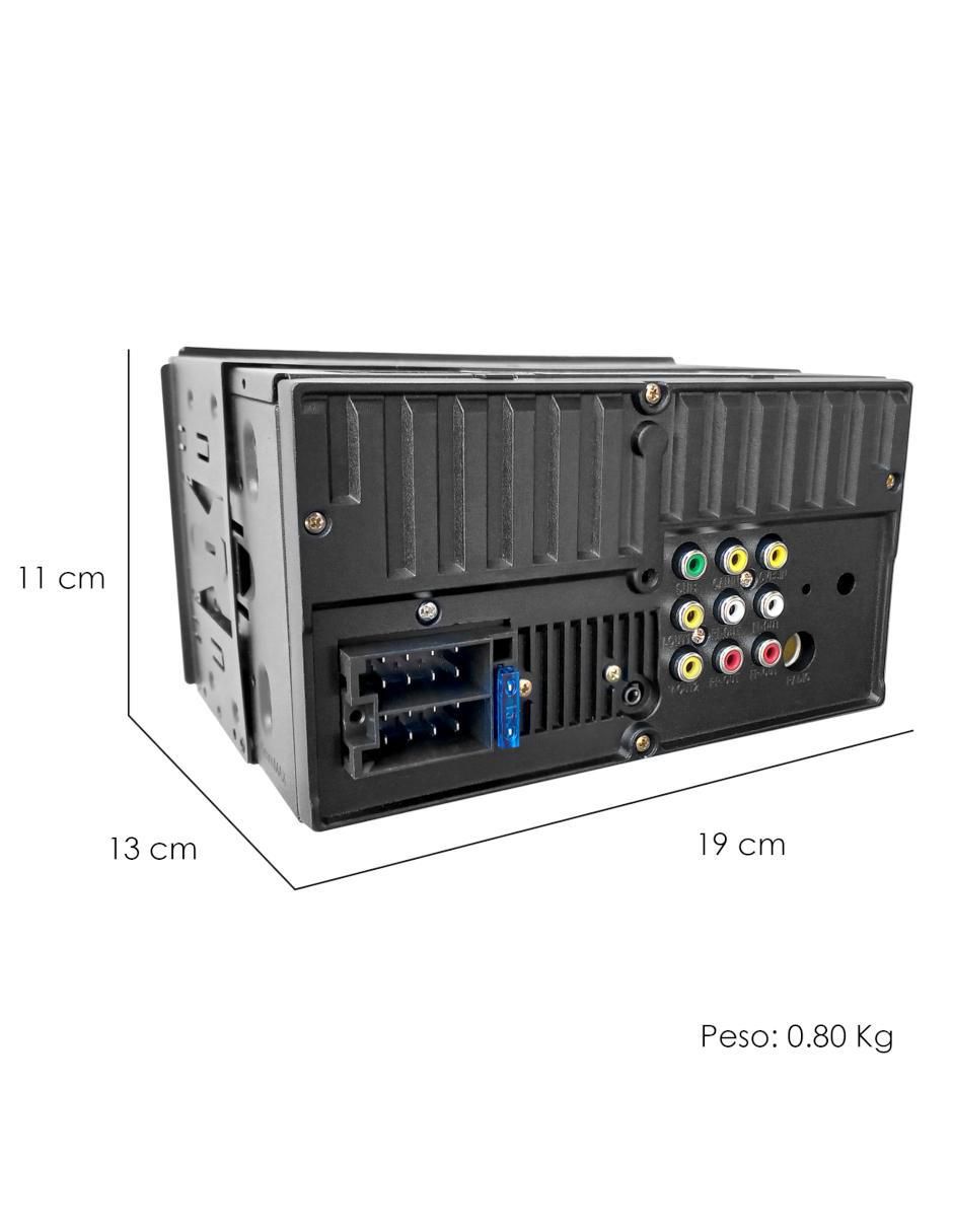 Autoestéreo doble din Subwoofer XZR-PRO 7851 5