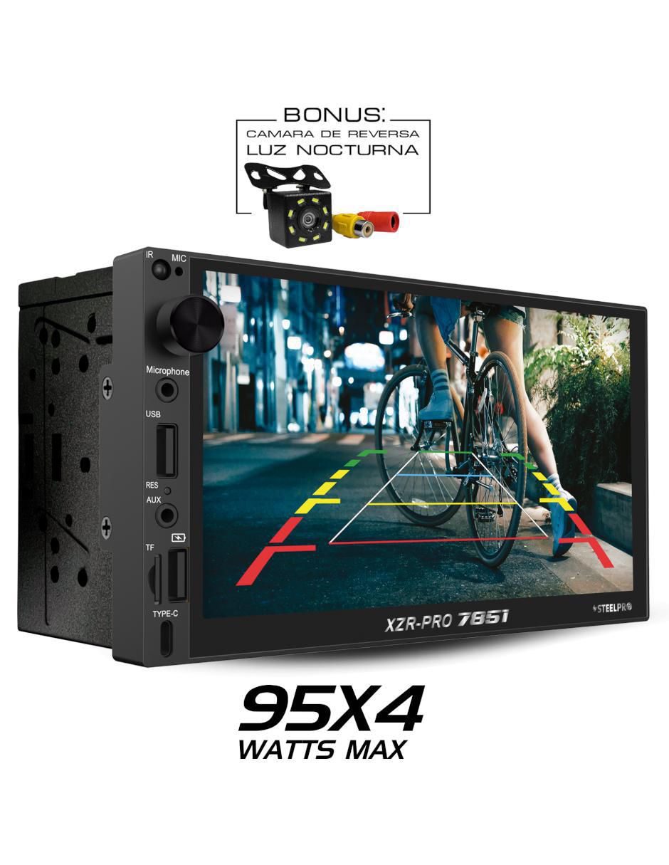 Autoestéreo doble din Subwoofer XZR-PRO 7851 4