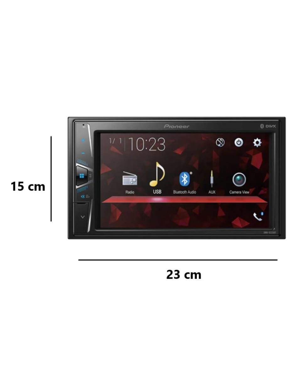 Pantalla para auto Subwoofer DMH-G225BT 4