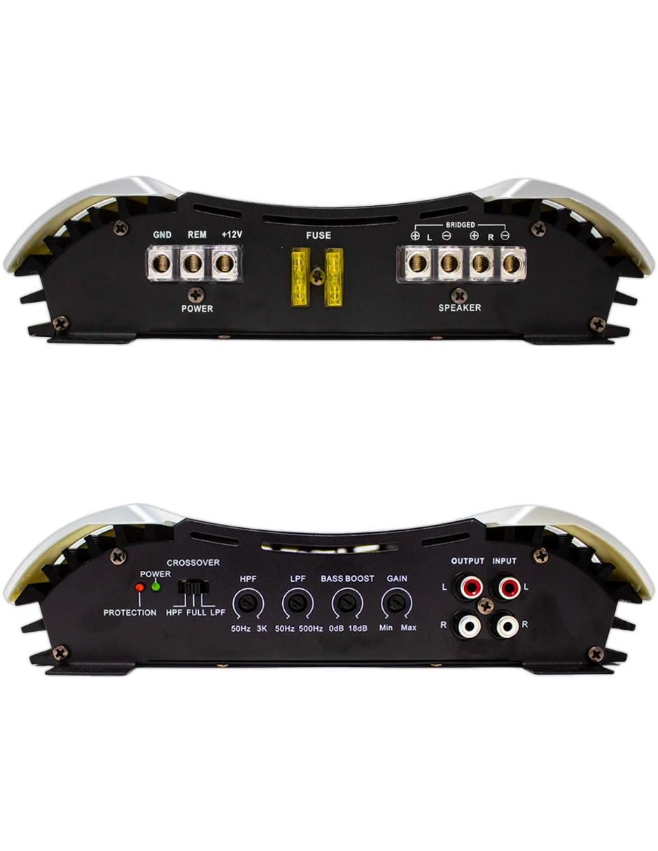 Amplificador para auto KRYPTON 2 de 8 v 4