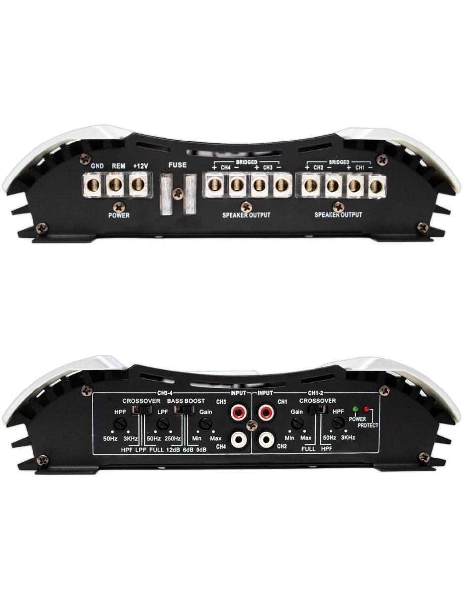 Amplificador para auto KRYPTON4 de 8 v 5