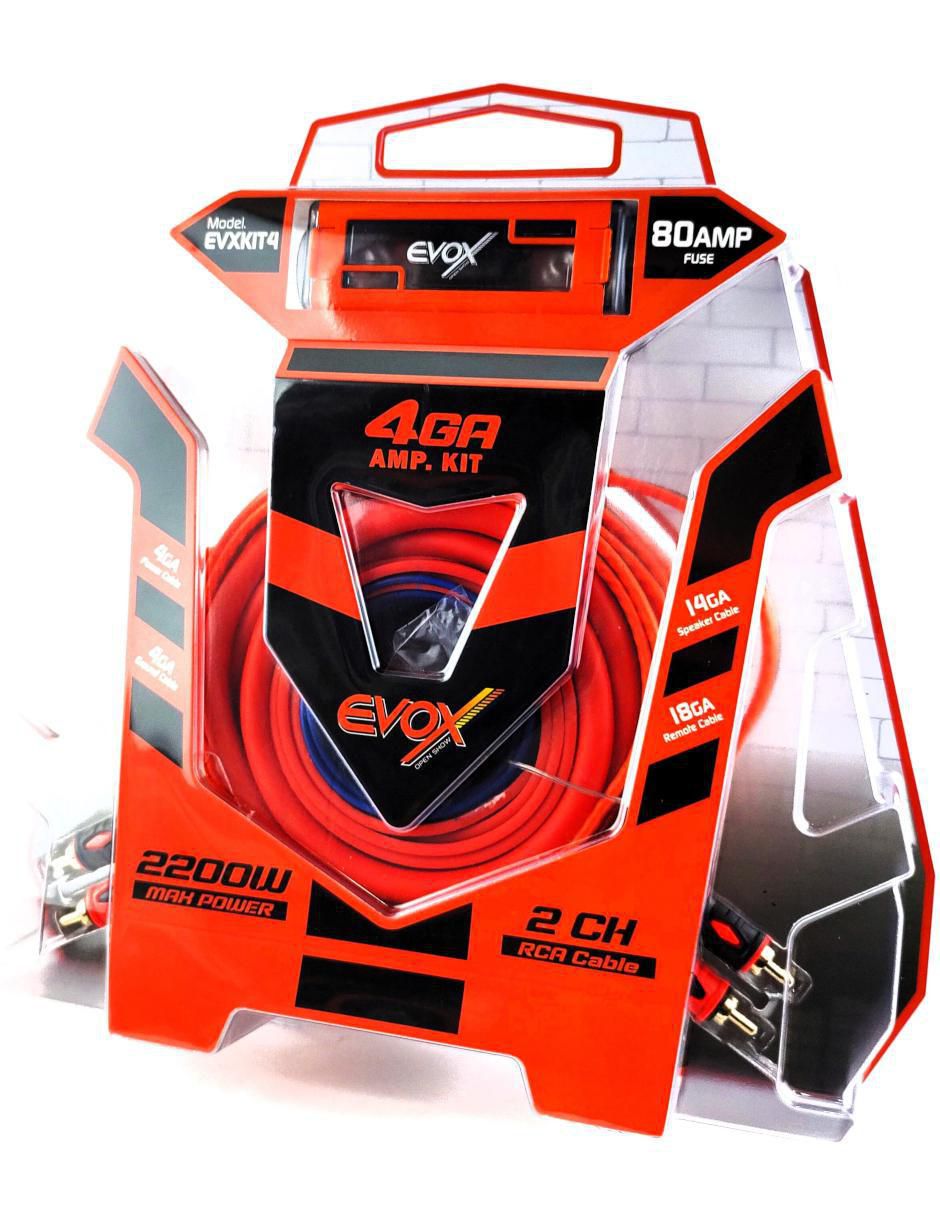 Kit instalación para amplificador RC a tipo RCA de 5 m 4